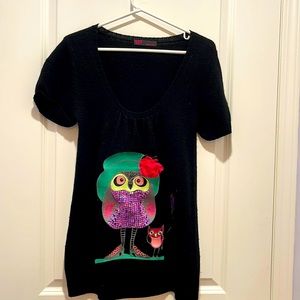 Vintage Winter Short Sleeves Dress for Ladies.